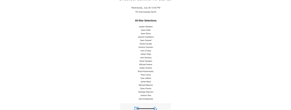 High School Summer All Stars